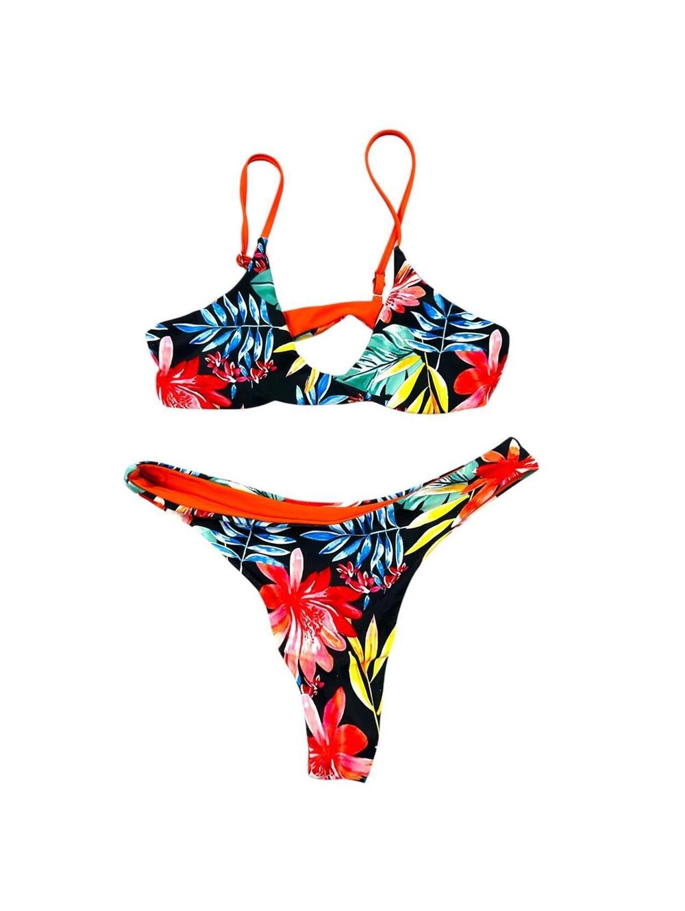 Tropical‎ Floral Brazilian Bikini